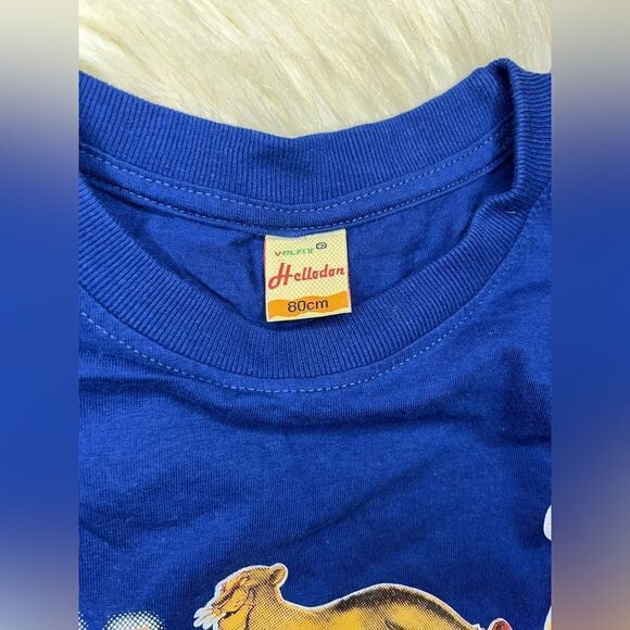 Hellodon “Jungle Dance” graphic sleeveless tee sz small - Picture 3 of 4